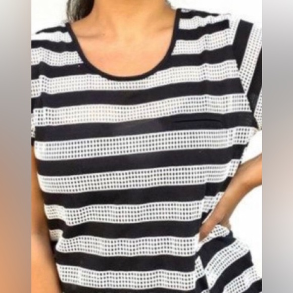 Converse, Retro Mesh Striped Shirt, Size S - Picture 2 of 16